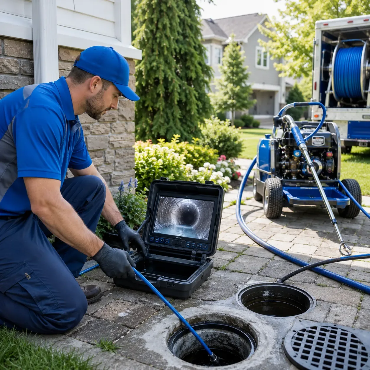 Outdoor drain cleaning professionals serving Farmdale, OH